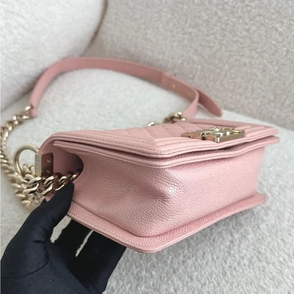 SOLD Chanel Small Leboy 20cm Pink Caviar GHW series 29 - Picture 13 of 13